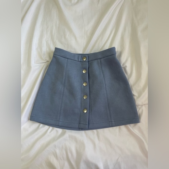 Forever 21 Light Blue Minj Skirt - Picture 1 of 2